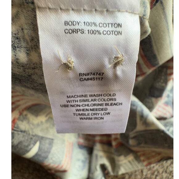 American Legacy Shirt 2XL – USA Patriotic Print – Retro Style 100% Cotton – NWT - Picture 7 of 8